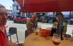 Pause à l’arrivée à Garazi