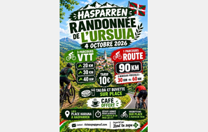 Randonnée de l'Ursuia - Hasparren