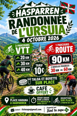 Randonnée de l’Ursuia (4 octobre 2026)